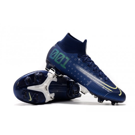 Nike Mercurial Superfly 7 Elite SE FG Deep Blue White Football Boots