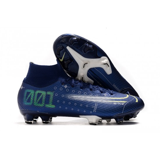 Nike Mercurial Superfly 7 Elite SE FG Deep Blue White Football Boots