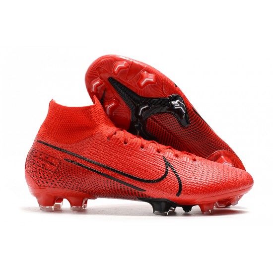 Nike Mercurial Superfly 7 Elite SE FG Deep Red Black Football Boots