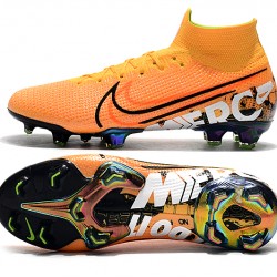 Nike Mercurial Superfly 7 Elite SE FG Orange Silver Black Football Boots