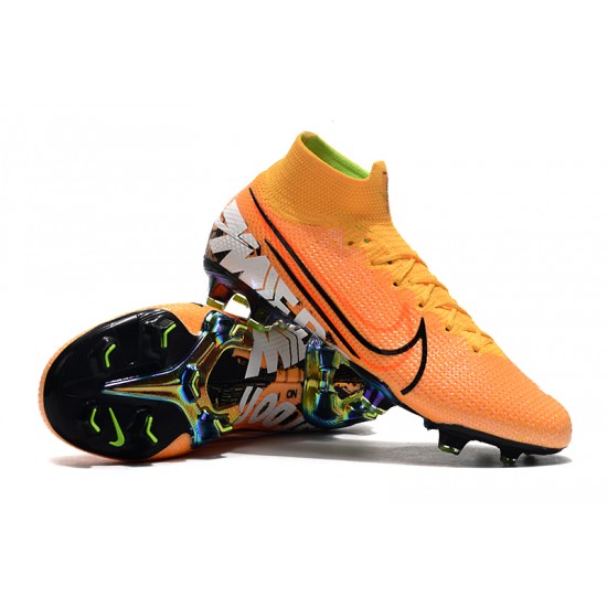 Nike Mercurial Superfly 7 Elite SE FG Orange Silver Black Football Boots