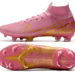 Nike Mercurial Superfly 7 Elite SE FG Pink Gold Football Boots