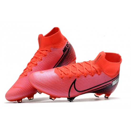 Nike Mercurial Superfly 7 Elite SE FG Red Pink Black Football Boots