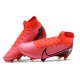 Nike Mercurial Superfly 7 Elite SE FG Red Pink Black Football Boots