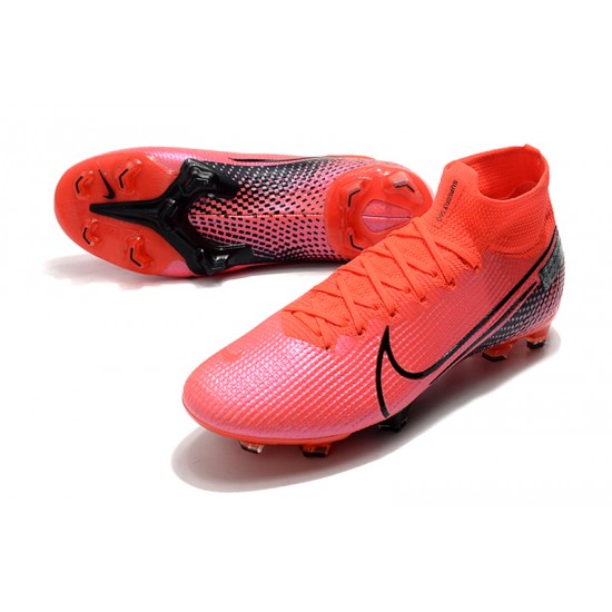 Nike Mercurial Superfly 7 Elite SE FG Red Pink Black Football Boots