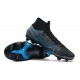 Nike Mercurial Superfly 7 Elite SE FG Silver Black Blue Football Boots