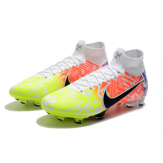 Nike Mercurial Superfly 7 Elite SE FG White Black Green Multi Football Boots (2).jpg