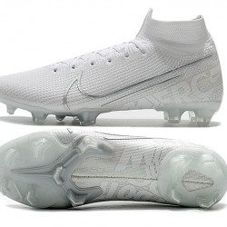 Nike Mercurial Superfly 7 Elite SE FG White Silver Football Boots