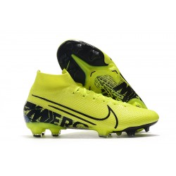 Nike Mercurial Superfly 7 Elite SE FG Yellow Green Black Football Boots