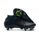 Nike Mercurial Superfly 7 Elite SG-PRO AC High Black Green Football Boots