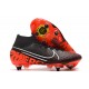 Nike Mercurial Superfly 7 Elite SG-PRO AC High Black White Orange Football Boots