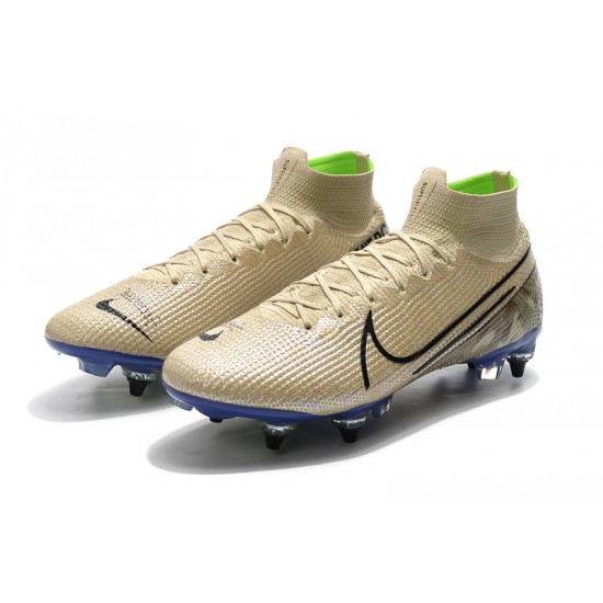 Nike Mercurial Superfly 7 Elite SG-PRO AC High Brown Green Black Football Boots