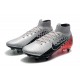 Nike Mercurial Superfly 7 Elite SG-PRO AC High Silver Black Red Football Boots