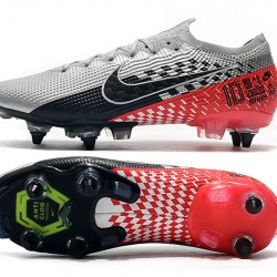 Nike Mercurial Superfly 7 Elite SG-PRO AC Low Silver Black Red Football Boots