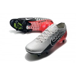 Nike Mercurial Superfly 7 Elite SG-PRO AC Low Silver Black Red Football Boots