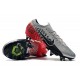 Nike Mercurial Superfly 7 Elite SG-PRO AC Low Silver Black Red Football Boots