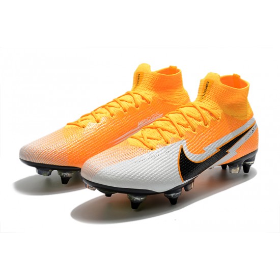 Nike Mercurial Superfly 7 Elite SG-PRO AC Orange Grey Black Football Boots