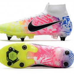 Nike Mercurial Superfly 7 Elite SG-PRO AC White Green Black Multi Football Boots