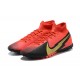 Nike Mercurial Superfly 7 Elite TF Black Gold Red Football Boots