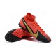 Nike Mercurial Superfly 7 Elite TF Black Gold Red Football Boots