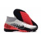 Nike Mercurial Superfly 7 Elite TF Black Red Silver Football Boots