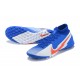 Nike Mercurial Superfly 7 Elite TF Blue Grey Orange Football Boots