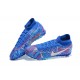 Nike Mercurial Superfly 7 Elite TF Deep Blue Silver Ltblue Football Boots