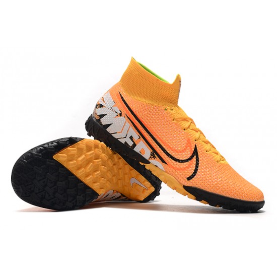 Nike Mercurial Superfly 7 Elite TF Orange Black White Football Boots