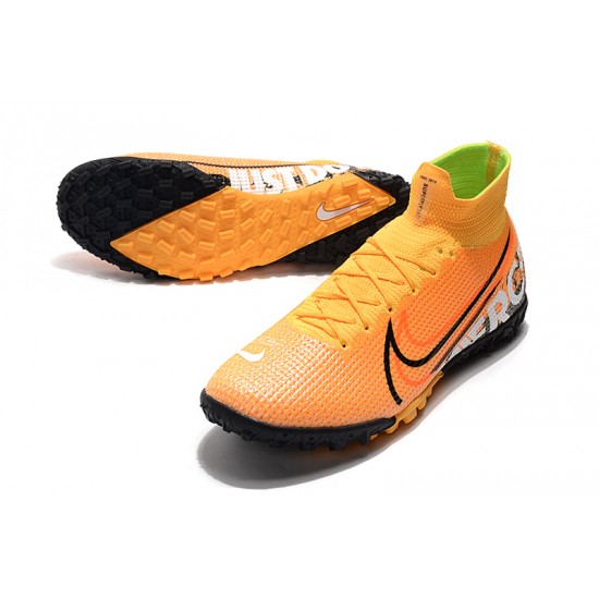 Nike Mercurial Superfly 7 Elite TF Orange Black White Football Boots