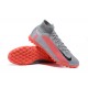 Nike Mercurial Superfly 7 Elite TF Peach Silver Black Football Boots