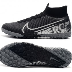 Nike Mercurial Superfly 7 Elite TF White Black Football Boots