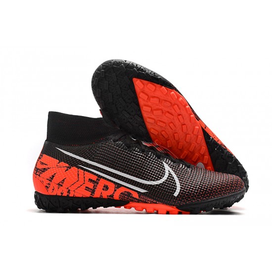 Nike Mercurial Superfly 7 Elite TF White Orange Black Football Boots