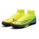 Nike Mercurial Superfly 7 Elite TF Yellow Green Black Pink Football Boots