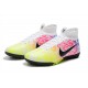 Nike Mercurial Superfly 7 Elite TF Yellow White Black Blue Football Boots