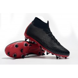 Nike Mercurial Superfly VI Elite SG High Black Win-Red Football Boots