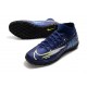 Nike Mercurial Superfly VII Academy TF Deep Blue White Green Football Boots