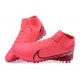 Nike Mercurial Superfly VII Academy TF Peach Black Football Boots