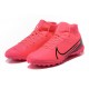 Nike Mercurial Superfly VII Academy TF Peach Black Football Boots