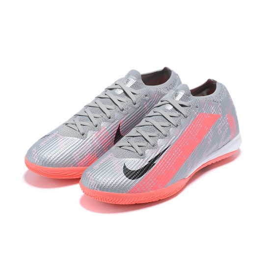 Nike Mercurial Vapor 13 Elite IC Silver Black Peach Football Boots