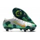 Nike Mercurial Vapor 13 Elite SG Low Grey Gold Green Football Boots