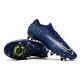 Nike Mercurial Vapor 13 Elite SG-PRO AC Low Deep Blue White Black Football Boots