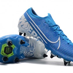 Nike Mercurial Vapor 13 Elite SG-PRO AC Low White Blue Football Boots