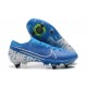 Nike Mercurial Vapor 13 Elite SG-PRO AC Low White Blue Football Boots