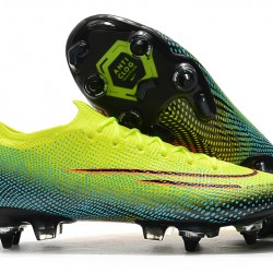 Nike Mercurial Vapor 13 Elite SG-PRO AC Low Yellow Green Pink Football Boots