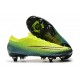 Nike Mercurial Vapor 13 Elite SG-PRO AC Low Yellow Green Pink Football Boots