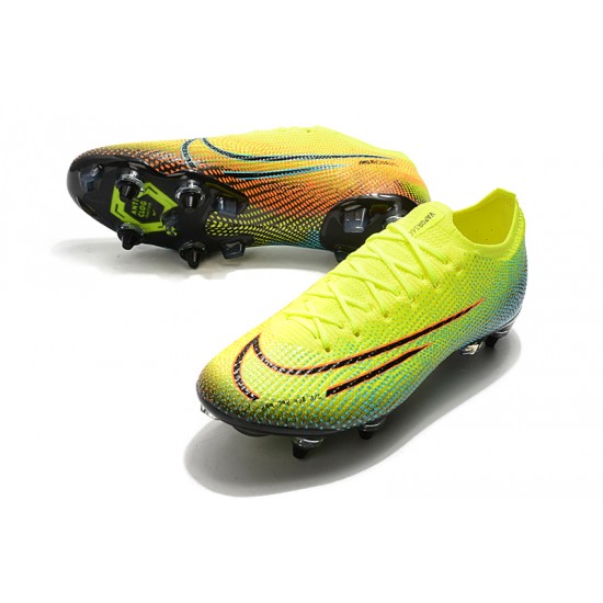 Nike Mercurial Vapor 13 Elite SG-PRO AC Low Yellow Green Pink Football Boots
