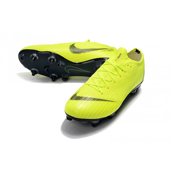 Nike Mercurial Vapor Fury VII Elite SG-Pro AC Yellow Green Black Football Boots