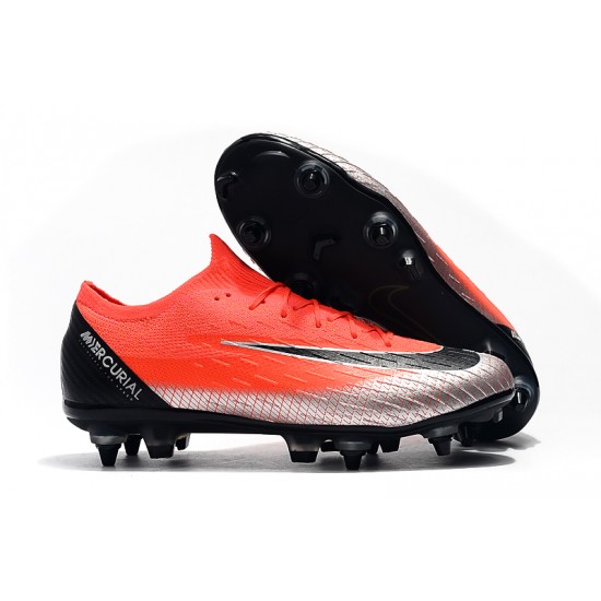 Nike Mercurial Vapor VI Elite CR7 SG AC Low Orange Silver Black Football Boots