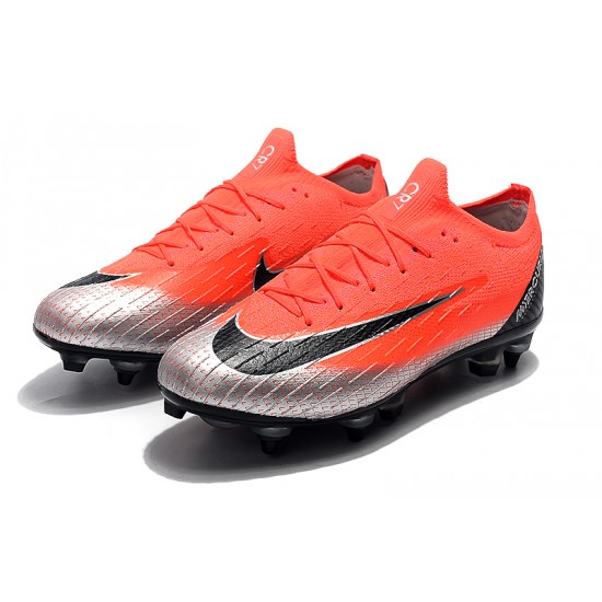 Nike Mercurial Vapor VI Elite CR7 SG AC Low Orange Silver Black Football Boots