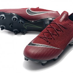Nike Mercurial Vapor VI Elite SG AC Low Black Win-Red White Football Boots